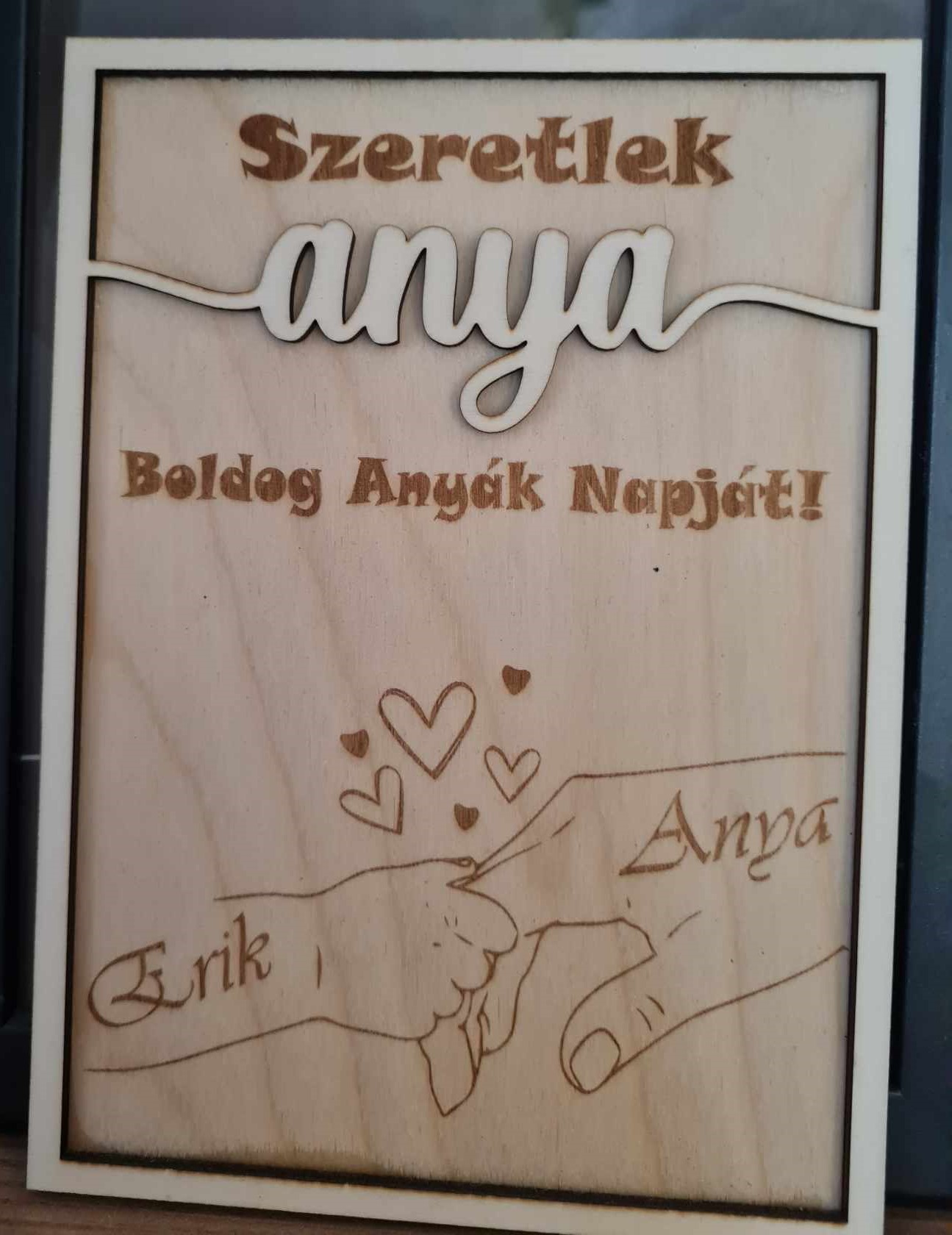 Anyák/apák napi tábla